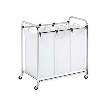 Landva 3 Section Plated Heavy Duty Laundry Sorter